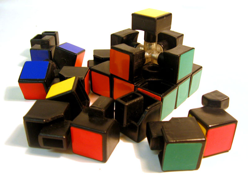 Broken Rubik's Cube