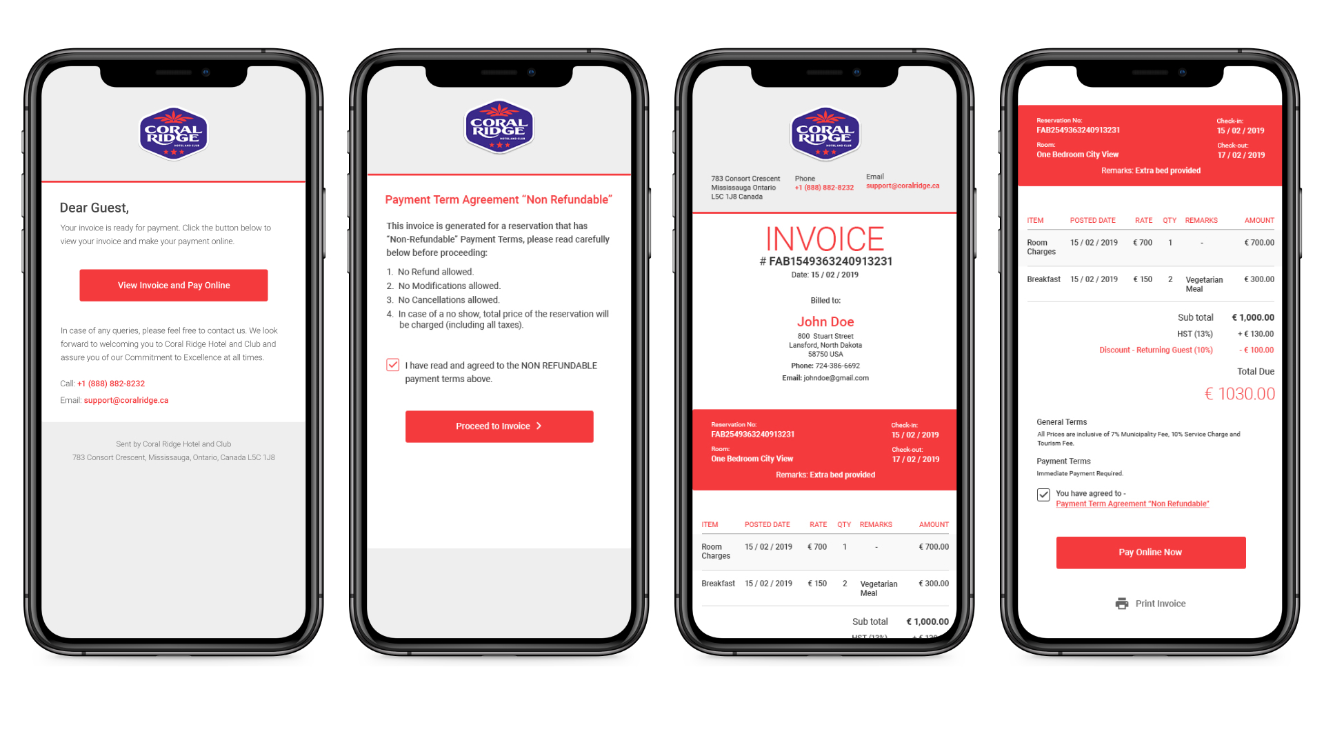 Sample Email-Invoice Prototypes